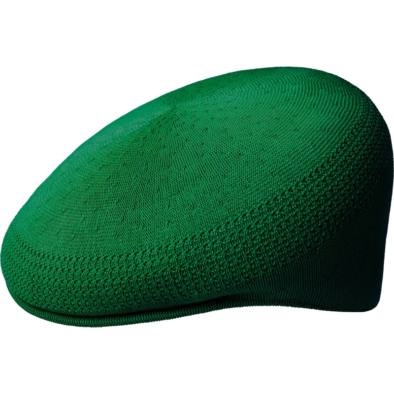 kangol-tropic-504-ventair-masters-green-flat-cap