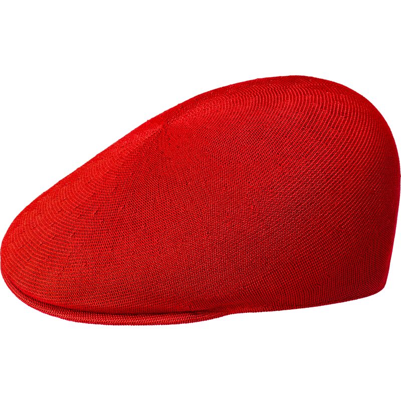 kangol-seamless-tropic-507-scarlet-red-flat-cap