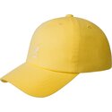 kangol-curved-brim-washed-baseball-lemon-sorbet-yellow-adjustable-cap