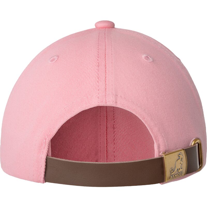 kangol-curved-brim-washed-baseball-pepto-pink-adjustable-cap
