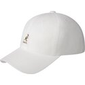 kangol-curved-brim-washed-baseball-white-adjustable-cap