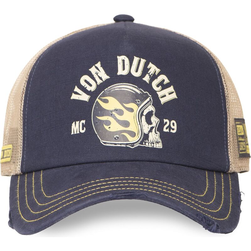 von-dutch-crew30-navy-blue-and-beige-trucker-hat