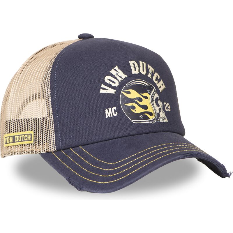 von-dutch-crew30-navy-blue-and-beige-trucker-hat