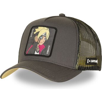 Capslab Boruto Karma BOR KAR Grey Trucker Hat