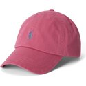 polo-ralph-lauren-curved-brim-grey-logo-cotton-chino-classic-sport-pink-adjustable-cap