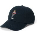 polo-ralph-lauren-curved-brim-woven-polo-bear-black-adjustable-cap