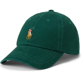 Polo Ralph Lauren Curved Brim Classic Sport College Green Green Adjustable Cap