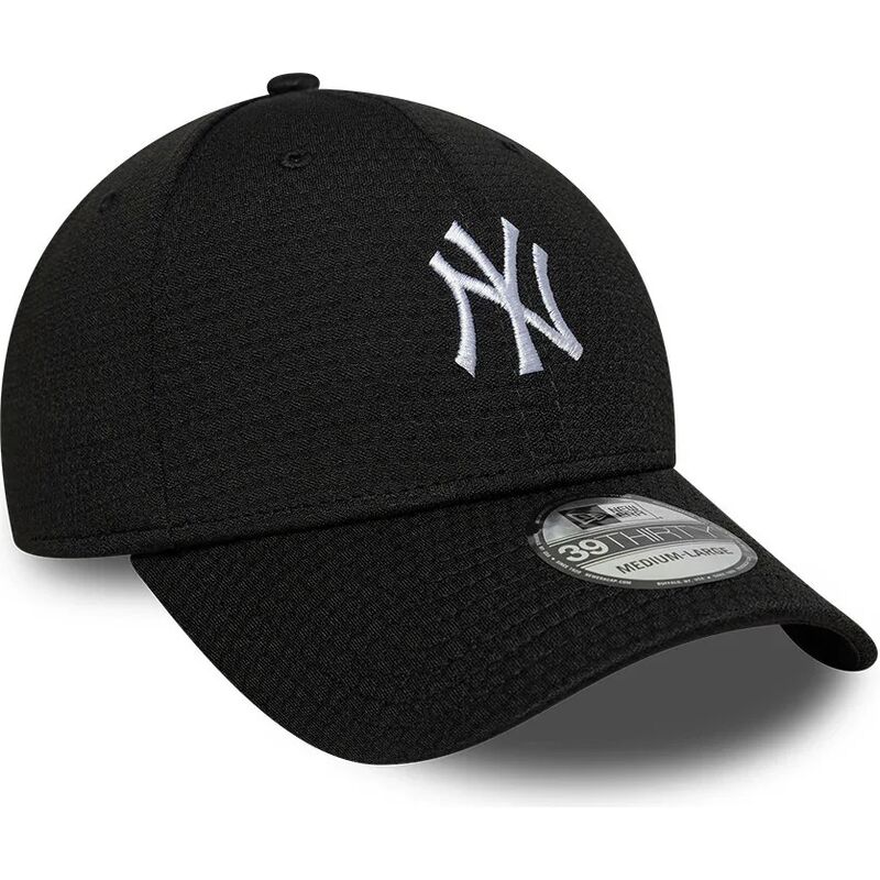 new-era-curved-brim-39thirty-stretch-mesh-new-york-yankees-mlb-black-fitted-cap new-era-curved-brim-39thirty-stretch-mesh-new-york-yankees-mlb-black-fitted-cap