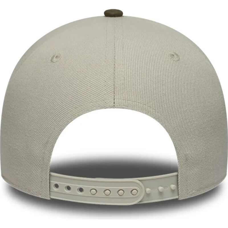 new-era-curved-brim-green-logo-e-frame-suede-visor-los-angeles-dodgers-mlb-green-and-beige-snapback-cap