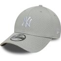 new-era-curved-brim-white-logo-39thirty-stretch-mesh-new-york-yankees-mlb-grey-fitted-cap