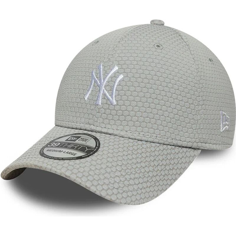 new-era-curved-brim-white-logo-39thirty-stretch-mesh-new-york-yankees-mlb-grey-fitted-cap