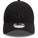 new-era-curved-brim-black-logo-9twenty-league-essential-new-york-yankees-mlb-black-adjustable-cap