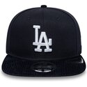 new-era-flat-brim-9fifty-cord-visor-los-angeles-dodgers-mlb-navy-blue-snapback-cap