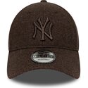 new-era-curved-brim-brown-logo-9forty-winter-new-york-yankees-mlb-brown-snapback-cap