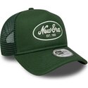 new-era-a-frame-oval-patch-foam-green-trucker-hat
