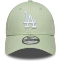 new-era-curved-brim-9forty-league-ess-9forty-league-essential-los-angeles-dodgers-mlb-light-green-adjustable-cap