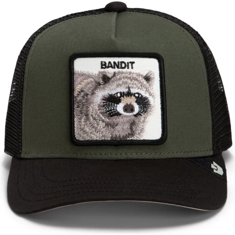 goorin-bros-youth-raccoon-bandit-original-recipe-the-farm-green-and-black-trucker-hat goorin-bros-youth-raccoon-bandit-original-recipe-the-farm-green-and-black-trucker-hat