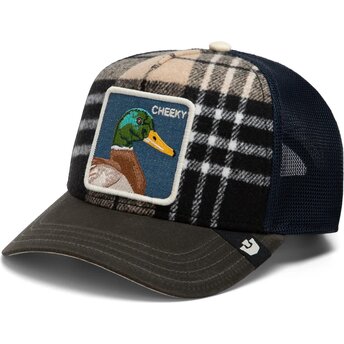 Goorin Bros. Duck Brit Cheeky Check, Mate The Farm Multicolor Trucker Hat