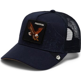 Goorin Bros. Eagle Eagle Badlands Freedom The Farm Navy Blue Trucker Hat