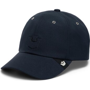 Goorin Bros. Curved Brim Wordmark Castle Marquee Papa The Farm Navy Blue Adjustable Cap