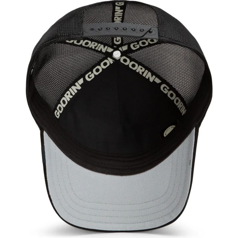 goorin-bros-danger-skull-and-crossbones-original-recipe-the-farm-black-and-white-trucker-hat goorin-bros-danger-skull-and-crossbones-original-recipe-the-farm-black-and-white-trucker-hat