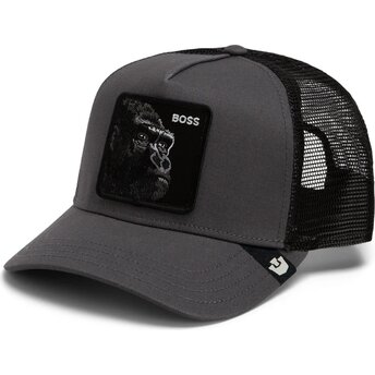 Goorin Bros. Gorilla The Boss Original Recipe The Farm Grey and Black Trucker Hat