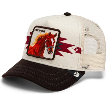 Goorin Bros. Horse Canyon Free Spirit Trailblazer The Farm Cream Trucker Hat