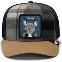 goorin-bros-french-bulldog-brit-frenchie-check-mate-dodgy-the-farm-multicolor-trucker-hat
