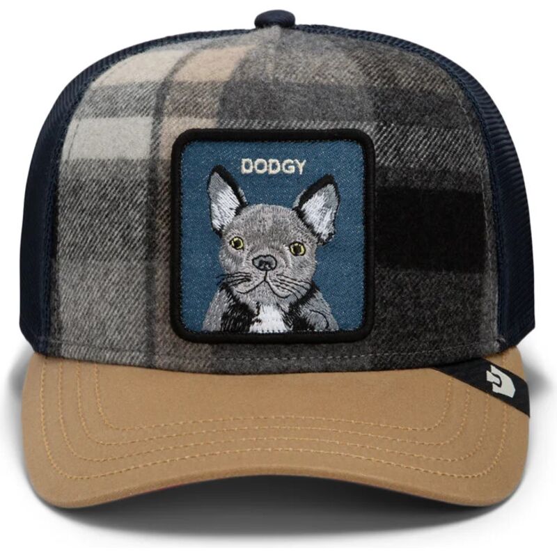goorin-bros-french-bulldog-brit-frenchie-check-mate-dodgy-the-farm-multicolor-trucker-hat