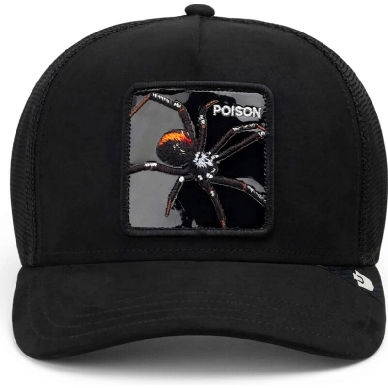 goorin-bros-black-out-spider-blackened-metallic-poison-the-farm-black-trucker-hat