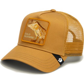 Goorin Bros. Iguana Circle of Life Cold Blooded Tone Shift The Farm Brown Trucker Hat