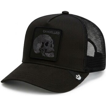 Goorin Bros. Tonal Skull Full Intent Cancelled The Farm Black Trucker Hat