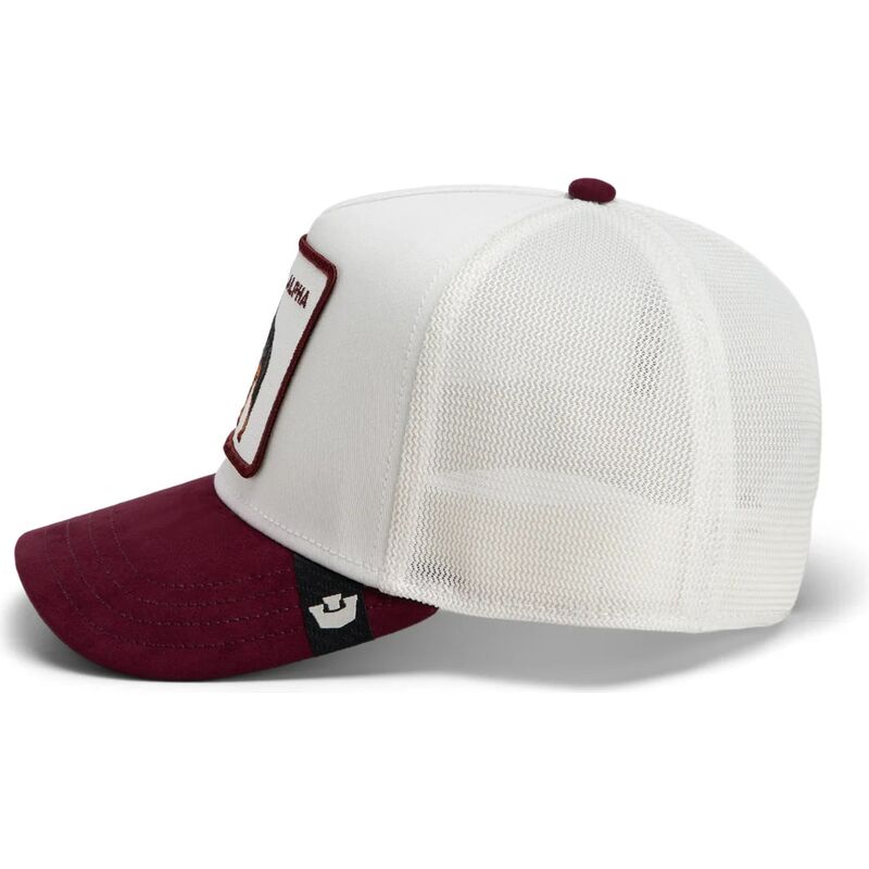 goorin-bros-rottweiler-suede-alpha-microsuede-the-farm-white-and-maroon-trucker-hat