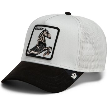 Goorin Bros. Horse Suede Stallion Microsuede The Farm Grey and Black Trucker Hat
