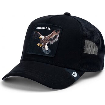 Goorin Bros. Suede Relentless Eagle Microsuede The Farm Black Trucker Hat
