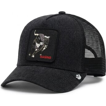 Goorin Bros. Bull Raging Denim After Dark The Farm Black Trucker Hat