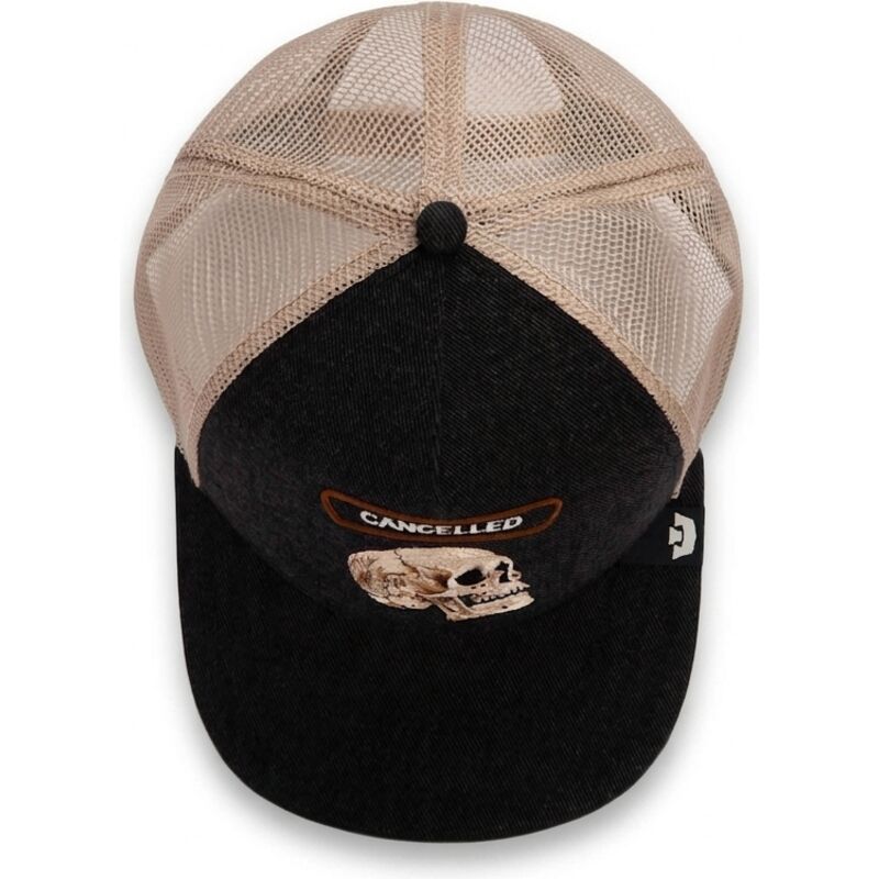 goorin-bros-skull-cancelled-rocker-denim-after-dark-the-farm-black-and-beige-trucker-hat