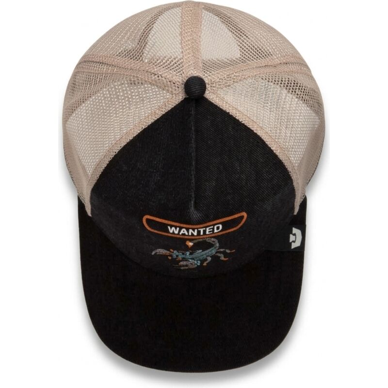 goorin-bros-scorpion-wanted-rocker-denim-after-dark-the-farm-black-and-beige-trucker-hat