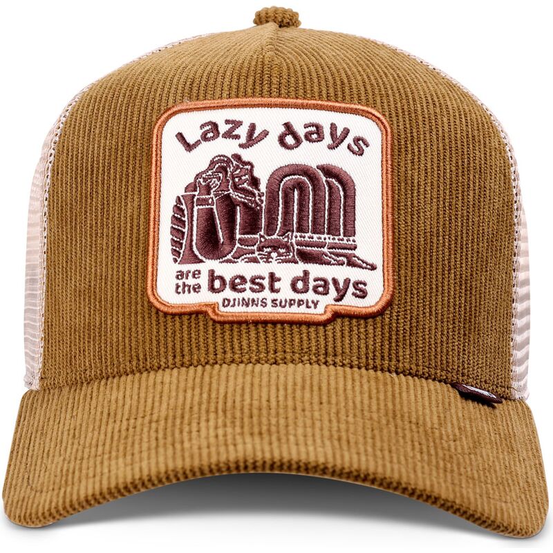 djinns-hft-lazy-days-brown-and-khaki-trucker-hat