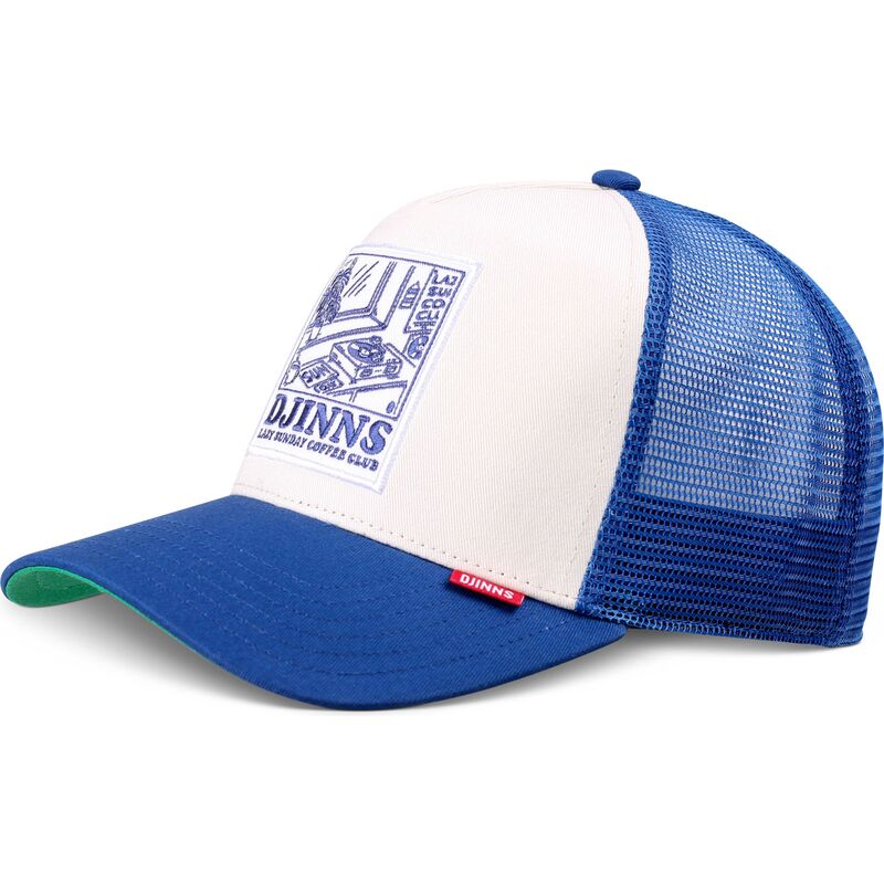 djinns-hft-lscc-lazy-sunday-coffee-club-record-white-and-blue-trucker-hat