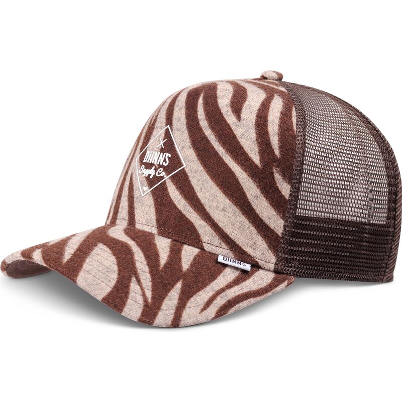 djinns-hft-rubbertigerstripes-brown-trucker-hat