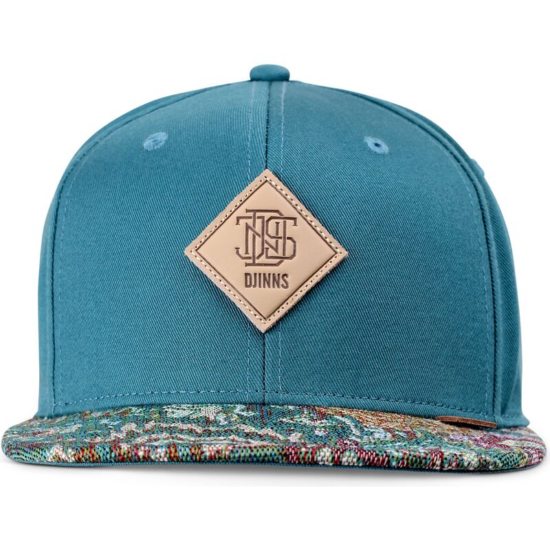 djinns-flat-brim-color-explo-blue-and-multicolor-snapback-cap djinns-flat-brim-color-explo-blue-and-multicolor-snapback-cap