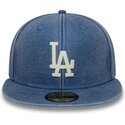 new-era-flat-brim-59fifty-washed-los-angeles-dodgers-mlb-blue-fitted-cap