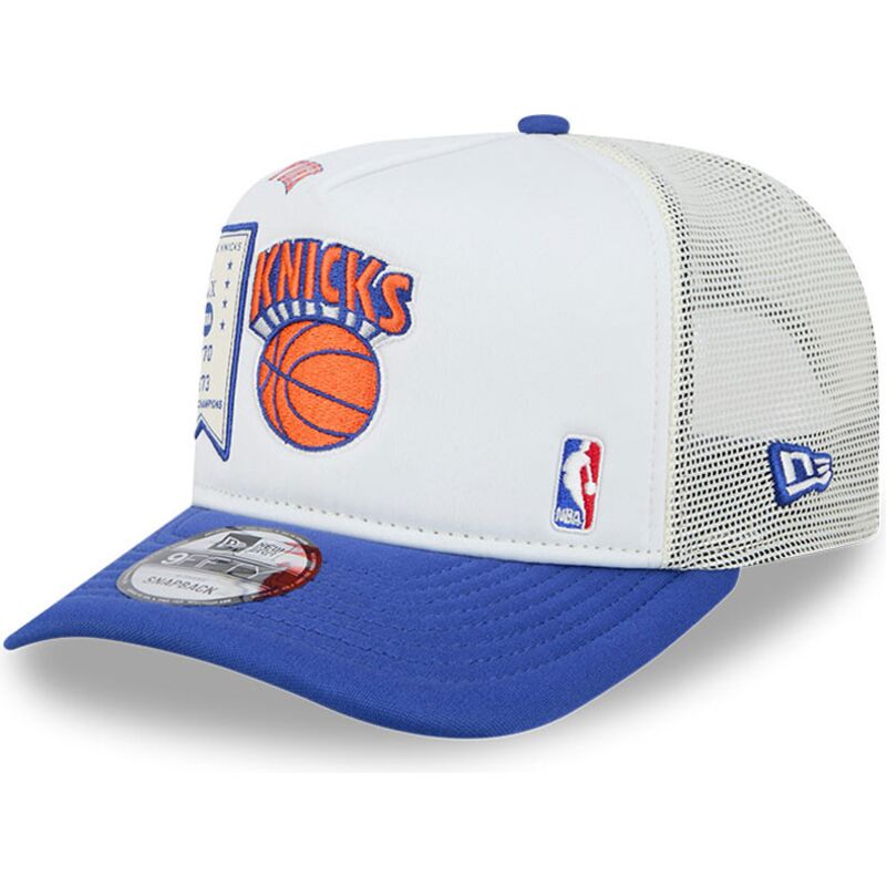 new-era-hardwood-classics-9fifty-a-frame-precurved-new-york-knicks-nba-white-and-blue-trucker-hat