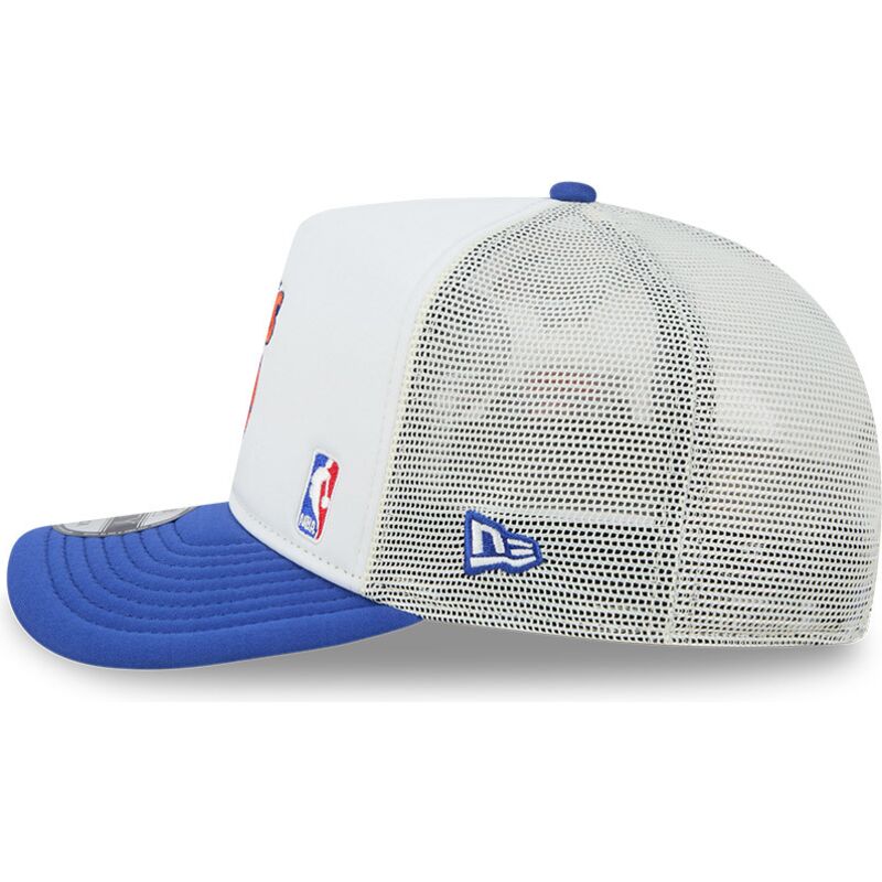 new-era-hardwood-classics-9fifty-a-frame-precurved-new-york-knicks-nba-white-and-blue-trucker-hat