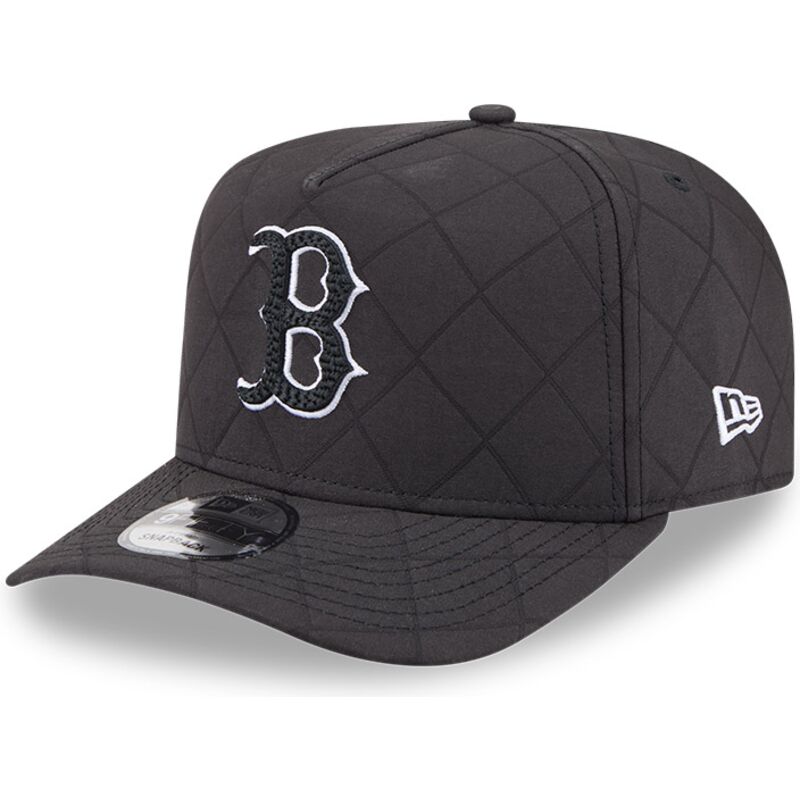 new-era-curved-brim-black-logo-9fifty-a-frame-precurved-checkered-boston-red-sox-mlb-black-snapback-cap new-era-curved-brim-black-logo-9fifty-a-frame-precurved-checkered-boston-red-sox-mlb-black-snapback-cap