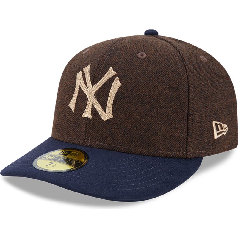 new-era-curved-brim-59fifty-precurved-new-york-yankees-mlb-brown-and-blue-fitted-cap new-era-curved-brim-59fifty-precurved-new-york-yankees-mlb-brown-and-blue-fitted-cap