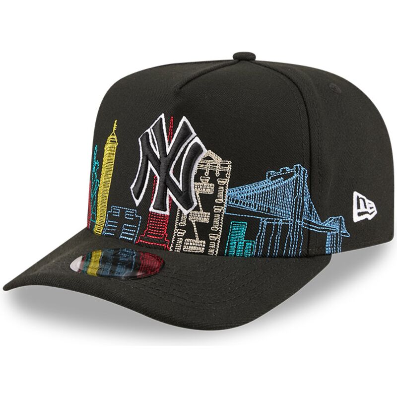 new-era-curved-brim-9fifty-a-frame-precurved-skyline-new-york-yankees-mlb-black-snapback-cap