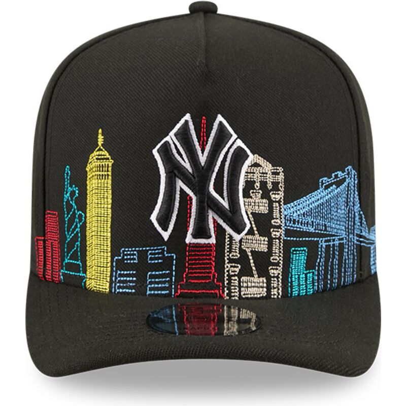 new-era-curved-brim-9fifty-a-frame-precurved-skyline-new-york-yankees-mlb-black-snapback-cap
