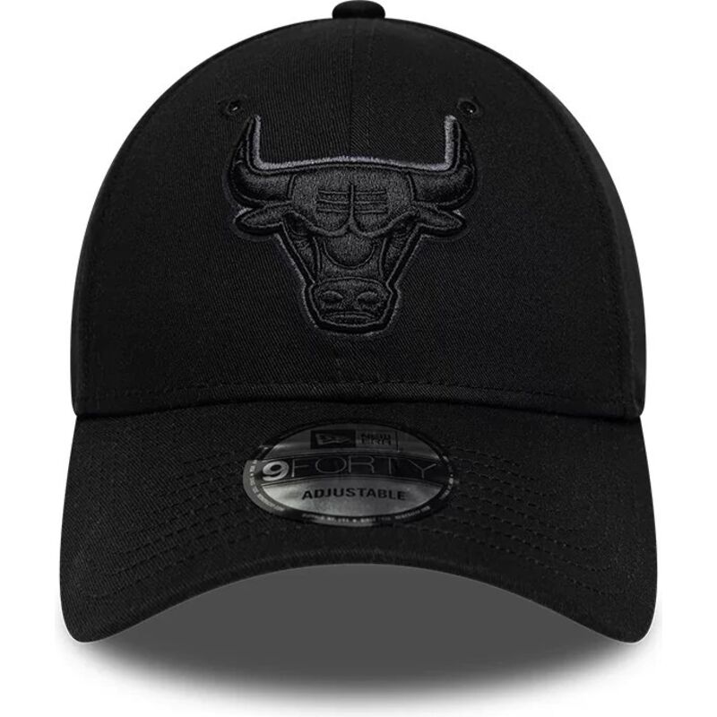 new-era-curved-brim-black-and-grey-logo-9forty-team-outline-chicago-bulls-nba-black-adjustable-cap